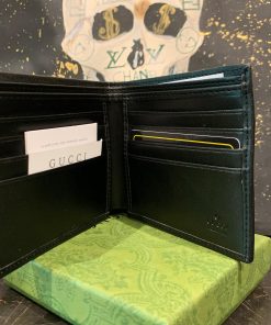 Alternative view of GC Black Leather Web Bifold Wallet