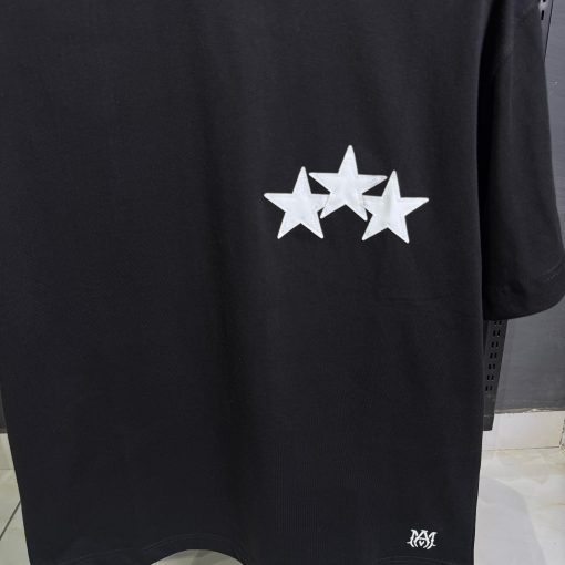 AR Three Star T Shirt  Black - Image 2