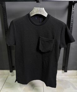 Louis V 3D Pocket Monogram  Black t shirt