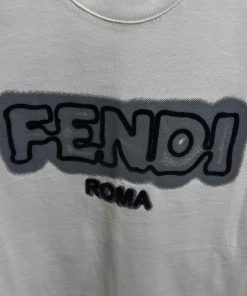 Alternative view of FF Cotton White T Shirt