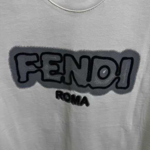 FF Cotton White T Shirt - Image 2