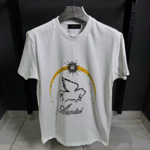 AR Crystal Pegasus T Shirt White