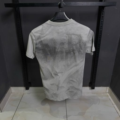 AR Print Gray T Shirt - Image 2