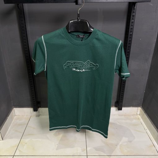 FF Embroidered Green T Shirt