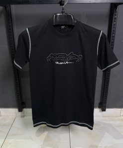 FF Embroidered black T Shirt