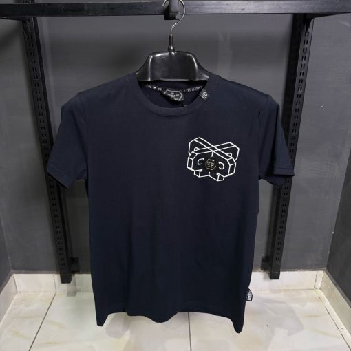 Philipp P Logo Print Black T Shirt