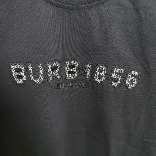 BR Embroidered Black T Shirt - Image 3