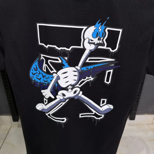 OFFW Arrows Print T Shirt in Black - Image 3
