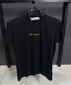 OFFW Printed T Shirt in Black