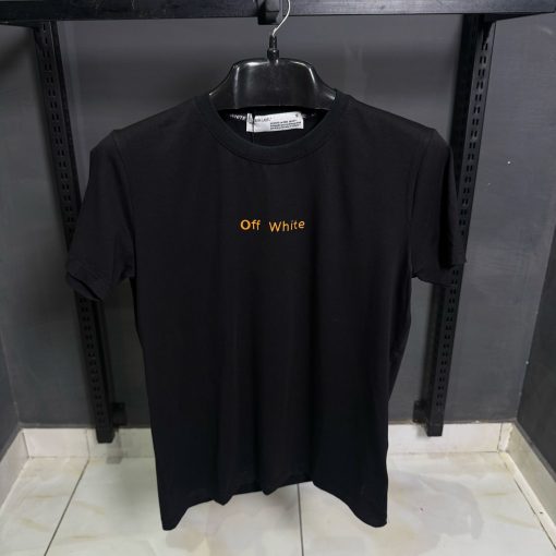 OFFW Printed T Shirt in Black