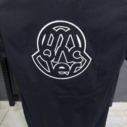 MN Front Logo Patch Black T Shirt - Image 3
