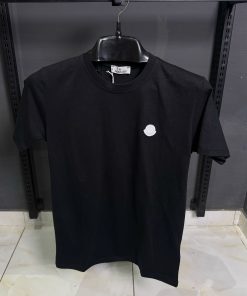 MN Front Logo Patch Black T Shirt