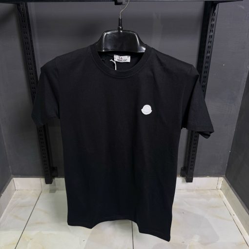 MN Front Logo Patch Black T Shirt