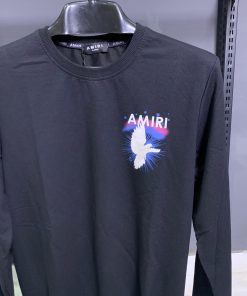 Alternative view of AR Black Sweater Shirt Front Back Print