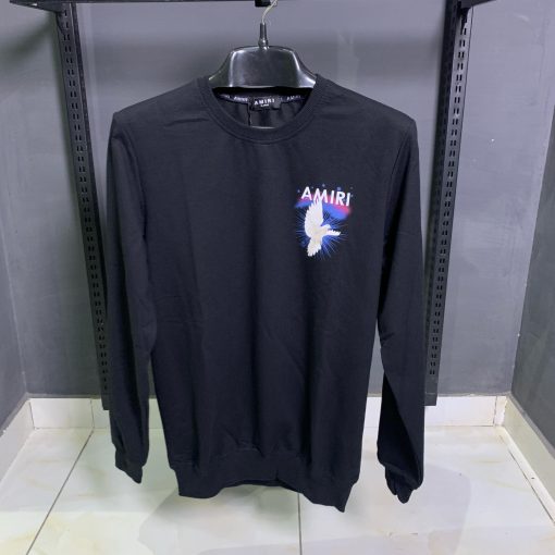 AR Black Sweater Shirt Front Back Print