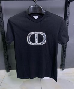 DR Logo Embroidery Black T Shirt