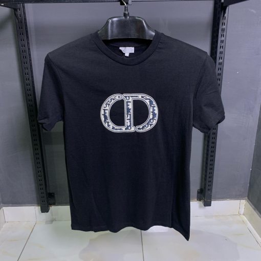DR Logo Embroidery Black T Shirt