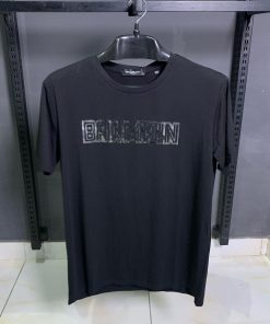 BLM Salwer Letter Logo Black T Shirt