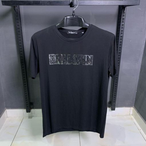 BLM Salwer Letter Logo Black T Shirt