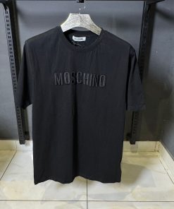 Mos Black Embroidered T Shirt