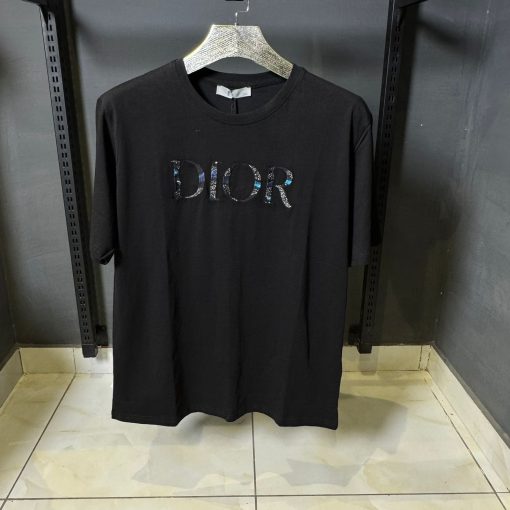 DR Latter Embroidered Black T Shirt