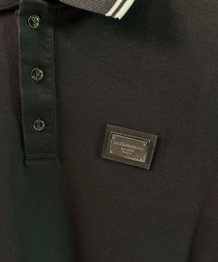 Alternative view of DG Black Polo T Shirt