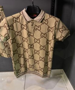 Alternative view of GC Allover Monogram Short Set Brown