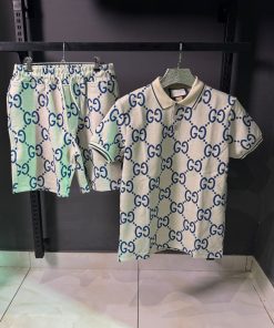 GC Allover Monogram Short Set