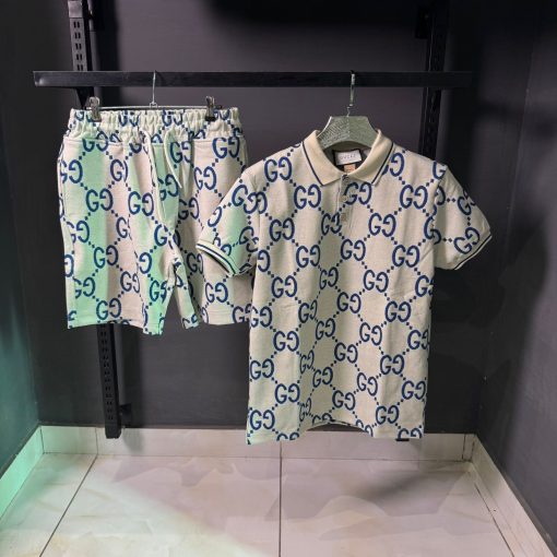 GC Allover Monogram Short Set