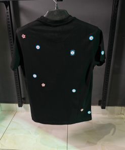 Alternative view of KNZ Allover Logo Print Black T Shirt
