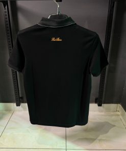 Alternative view of LP Logo Embroidered Black Polo T Shirt