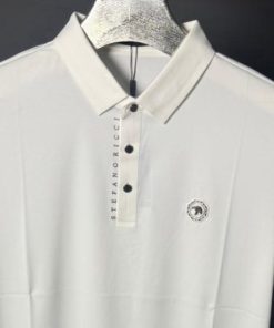 Alternative view of Stefano Ricci Signature Polo Shirt Classic White