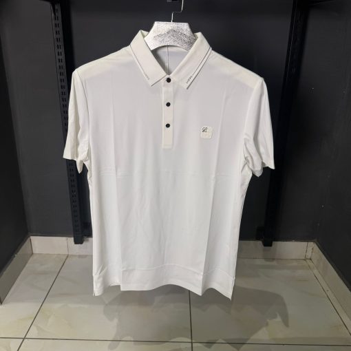 LOW Inspired Classic White Polo Shirt