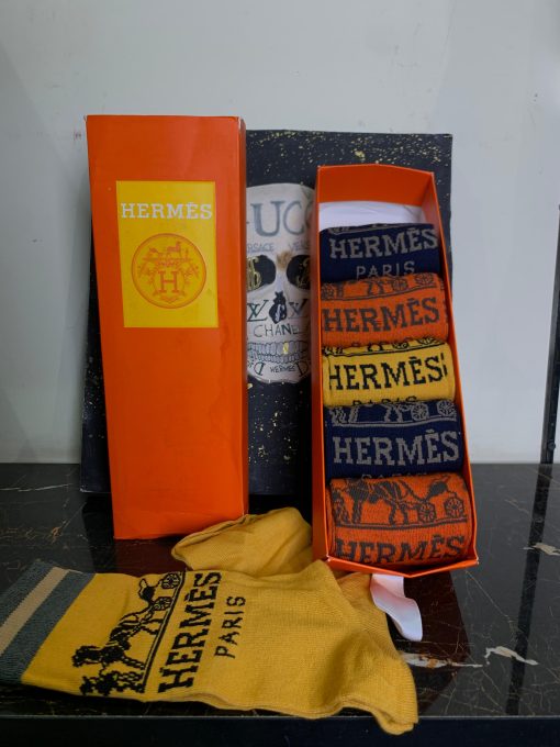 HRM Paris Luxury Socks 6 Pair Gift Box