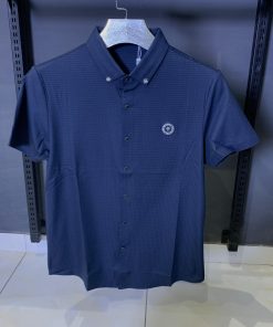 DR Navy Button Down Polo Shirt