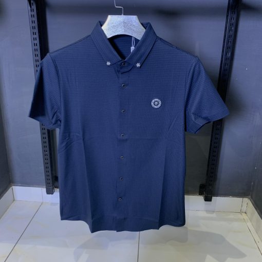 DR Navy Button Down Polo Shirt