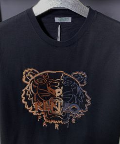 Alternative view of KNZ Tiger Embroidered Black T Shirt
