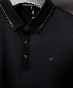 Alternative view of LOW Black Designer Polo Shirt Luxury Edition