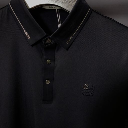LOW Black Designer Polo Shirt Luxury Edition - Image 2