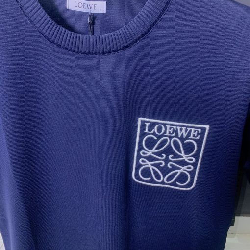 LOW Logo Patch Navy T Shirt - Image 2