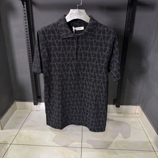 VLN All Over Monogram Polo Shirt