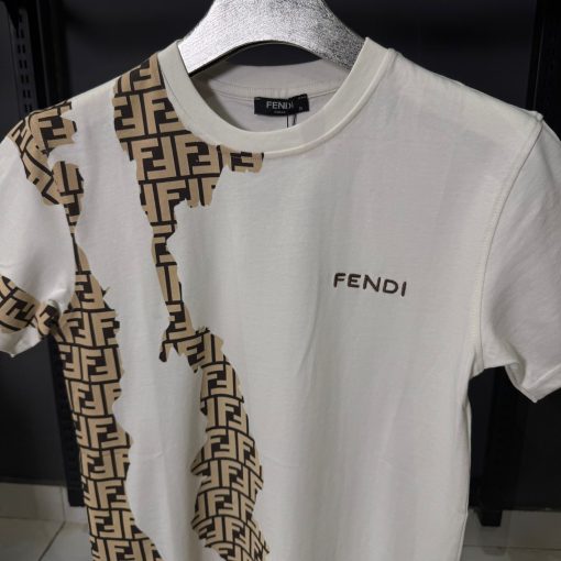 FF Beige Splash T Shirt - Image 2