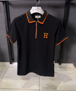 HRM Inspired Black Polo Shirt