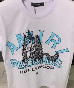 Alternative view of AR Records Wolf White T Shirt