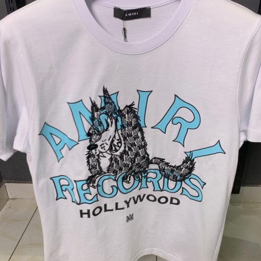 AR Records Wolf White T Shirt - Image 2