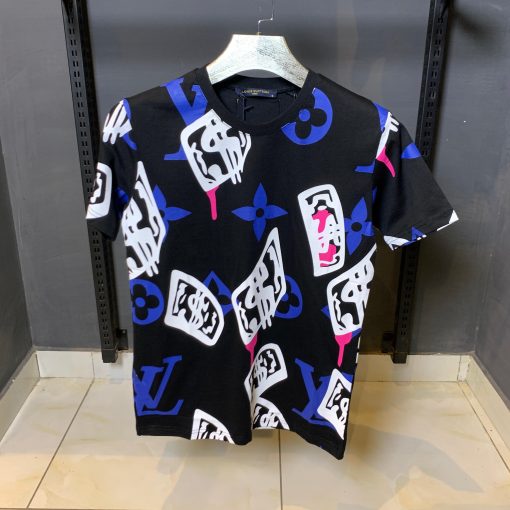Louis V Graphic Print T Shirt Imported Premium