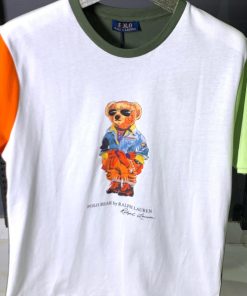 Alternative view of PL Ralph Lauren Boy's Paneled Polo Bear Crewneck T Shirt