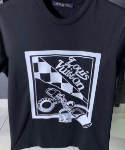 Alternative view of Louis V T Shirt Front Logo Print