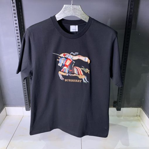 BR Embroidered Design T Shirt Black