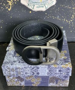 Alternative view of CD Black White Logo Leather Belt